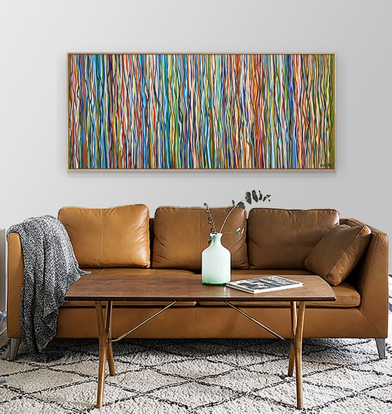 Sixties Soul - 168 x 72cm acrylic on canvas