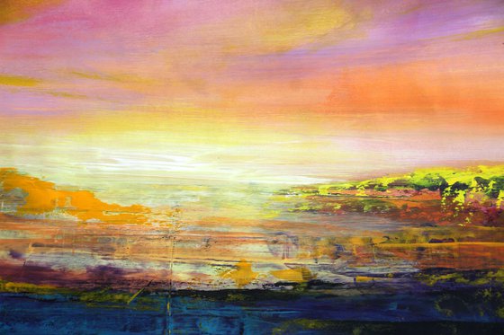 Beyond All - Extra large original abstract painting