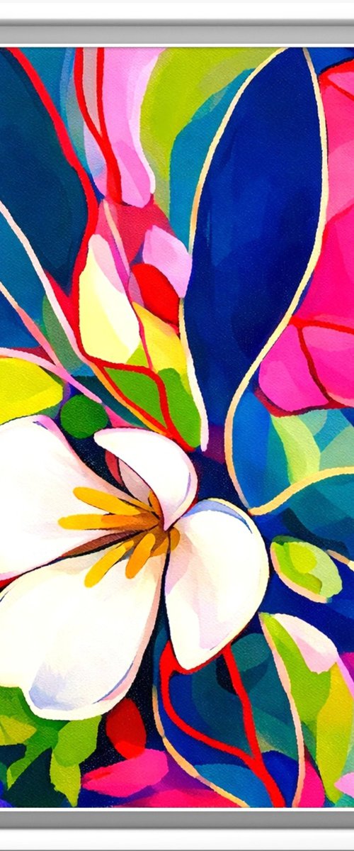 Jazz Style Flowers #15 by V+V Kniazievi