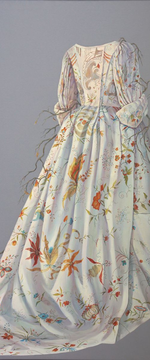 Dress with flowers 2 by Marina Popkova-Sologub