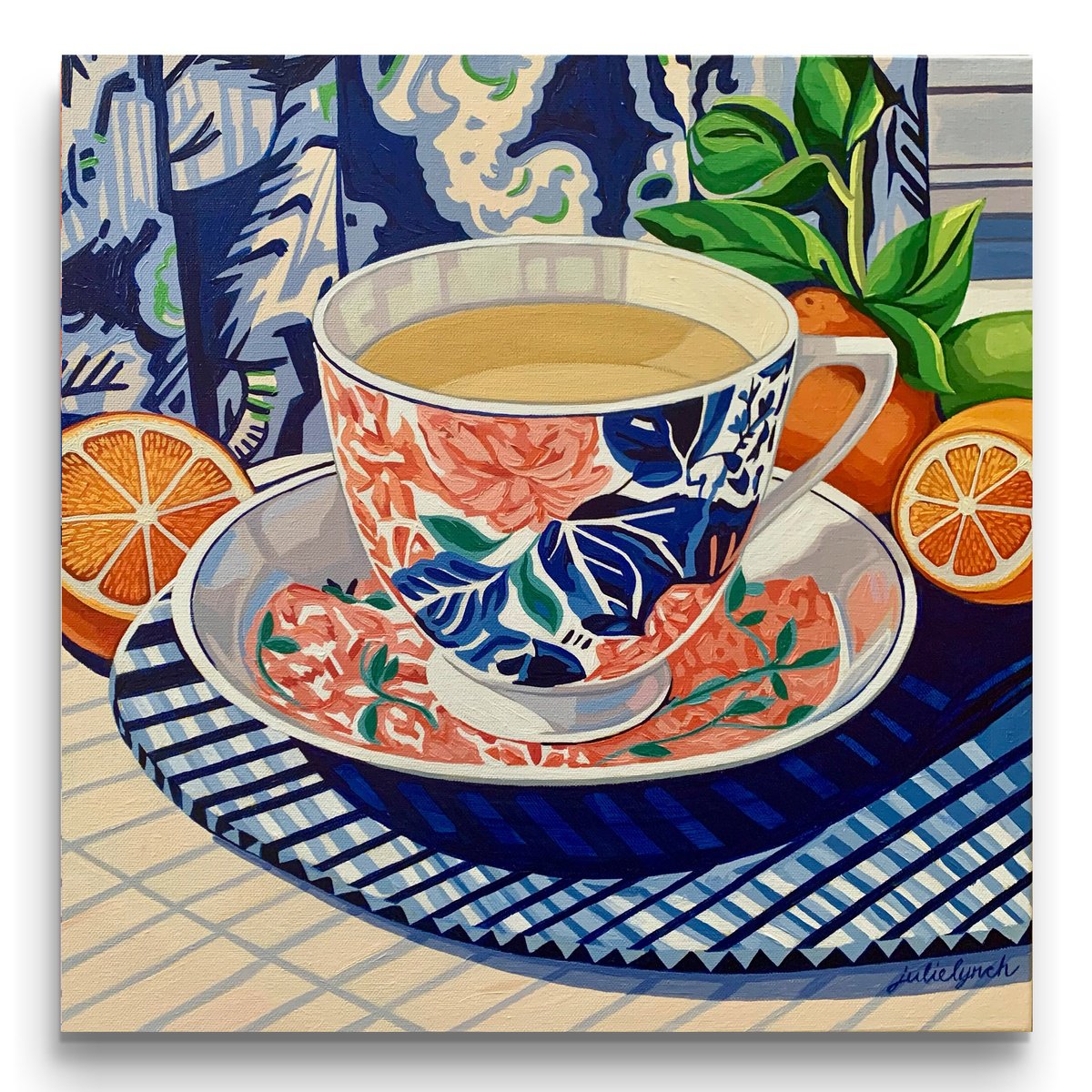 TEACUPS STILL LIFE: Magdalena by JULIE LYNCH