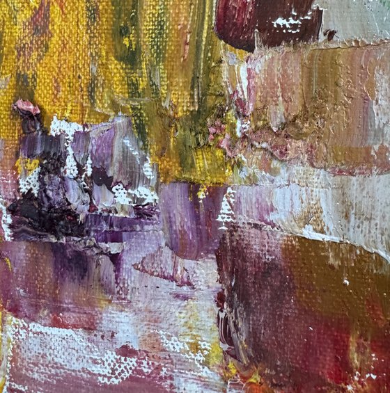 Abstract Blue Straw Spider