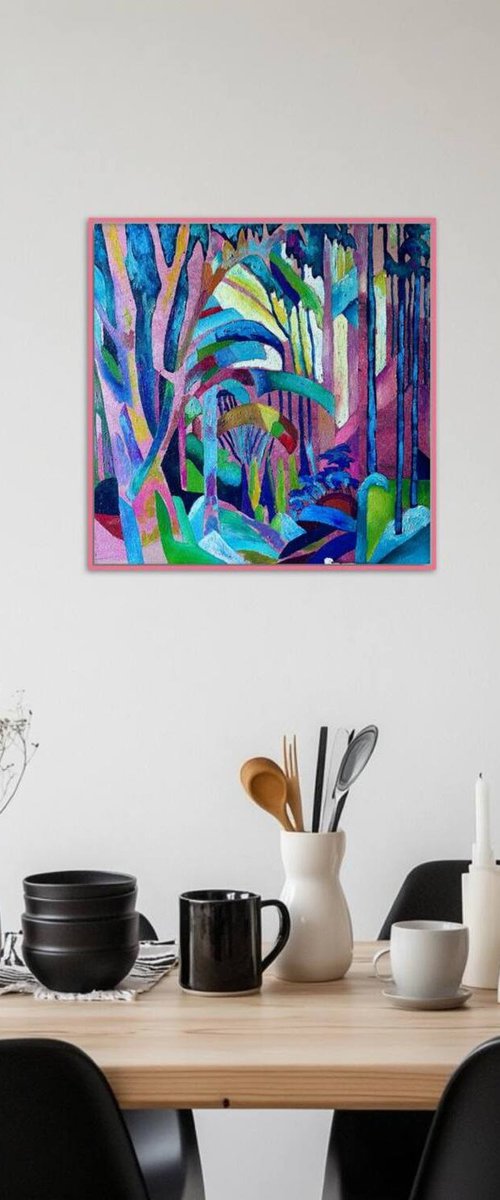 PINK LANDSCAPE by Tanya Brodskaia