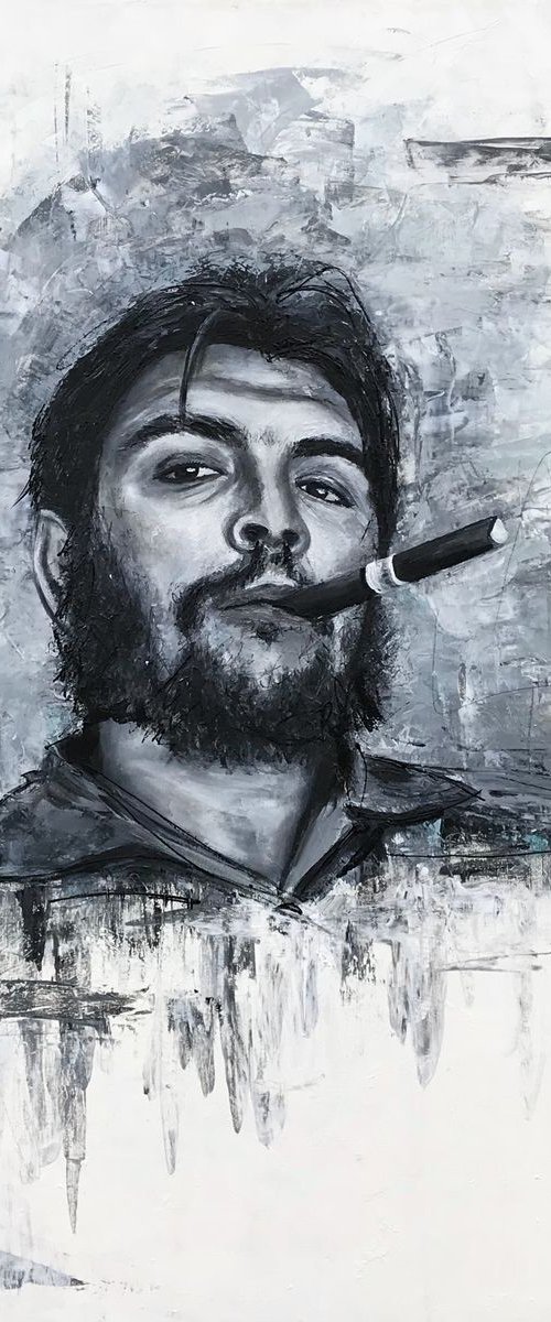 “Comandante” Che Guevara oil painting by Leysan Khasanova