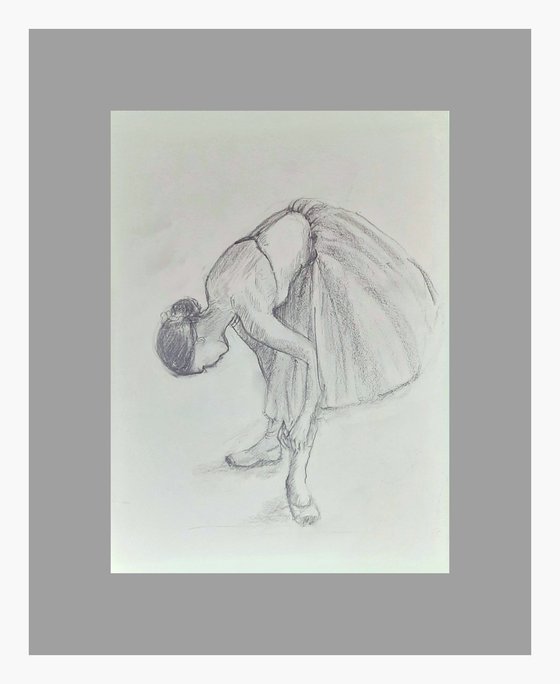 Set of Ballerina  sketches 21 and 22