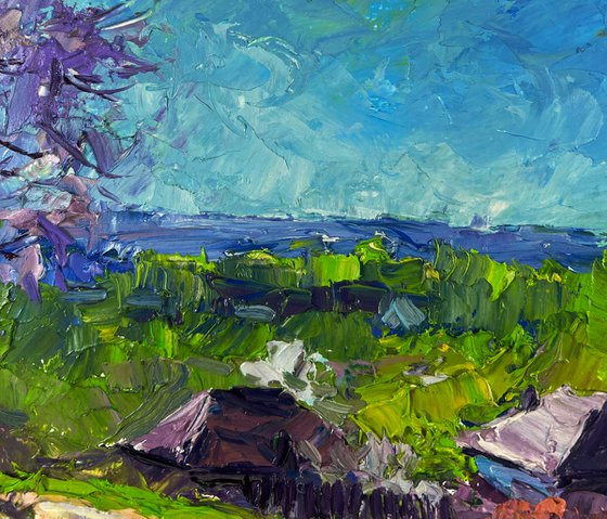 Village in the Spring Silence