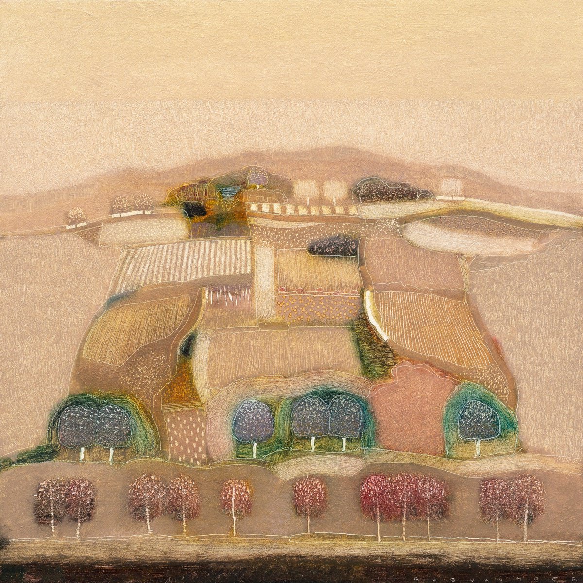 Oil Painting , Forever Afternoon By Rob Van Hoek, 31 X 31, Artwork For Sale On Artfinder