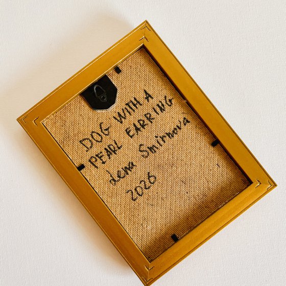 Dog with a pearl earring #26