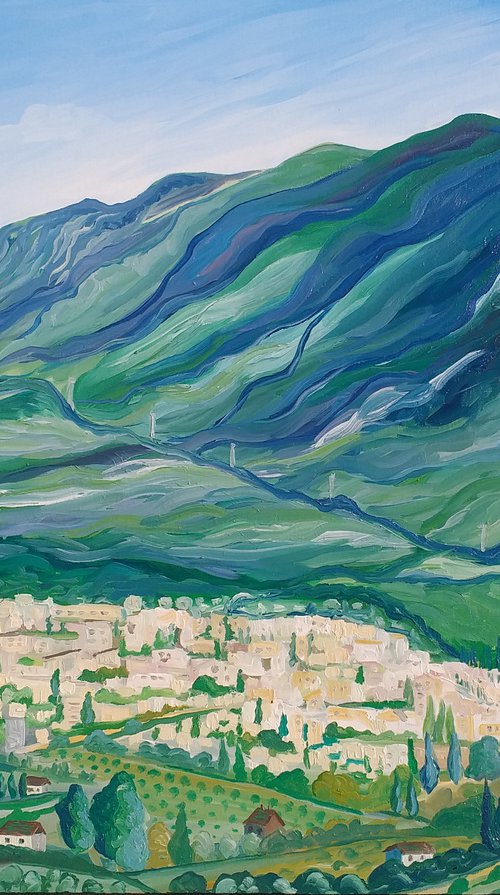 View of Sierra de Mijas SOLD by Kirsty Wain