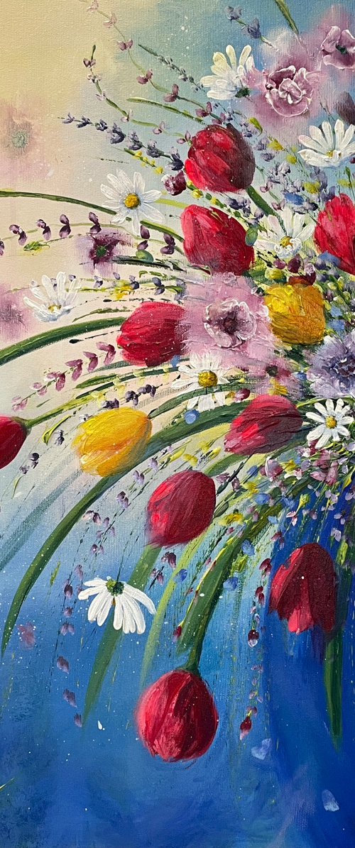 The big blue vase by Emma Sian Pritchard