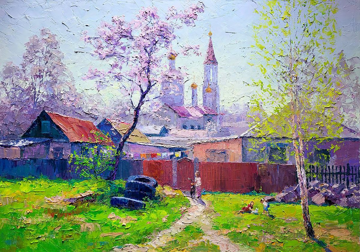 April Rays By Boris Serdyuk, 39 X 28, Artwork For Sale On Artfinder