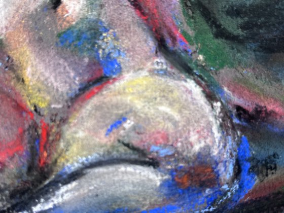 Woodland Nude – Pastel Study