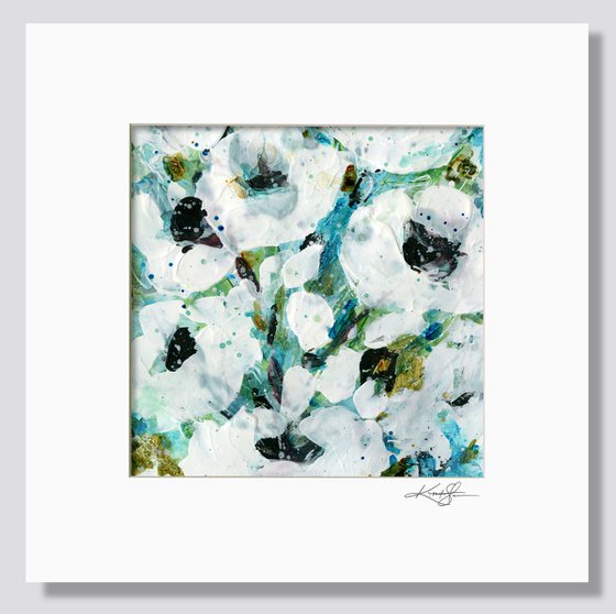 Blooming Wishes 5 - Flower Painting by Kathy Morton Stanion