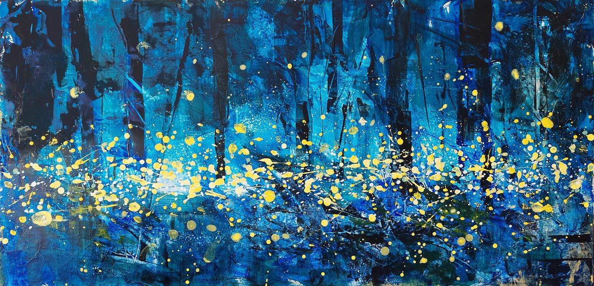 Fireflies Show by Ovidiu Buzec