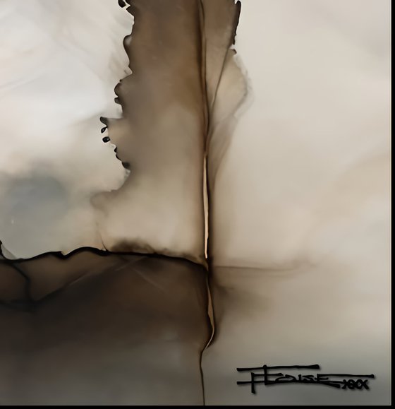 Amber Dances - Abstract Giclee