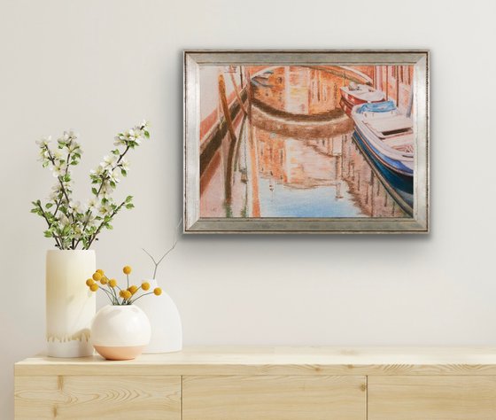 Reflections in a Venice canal