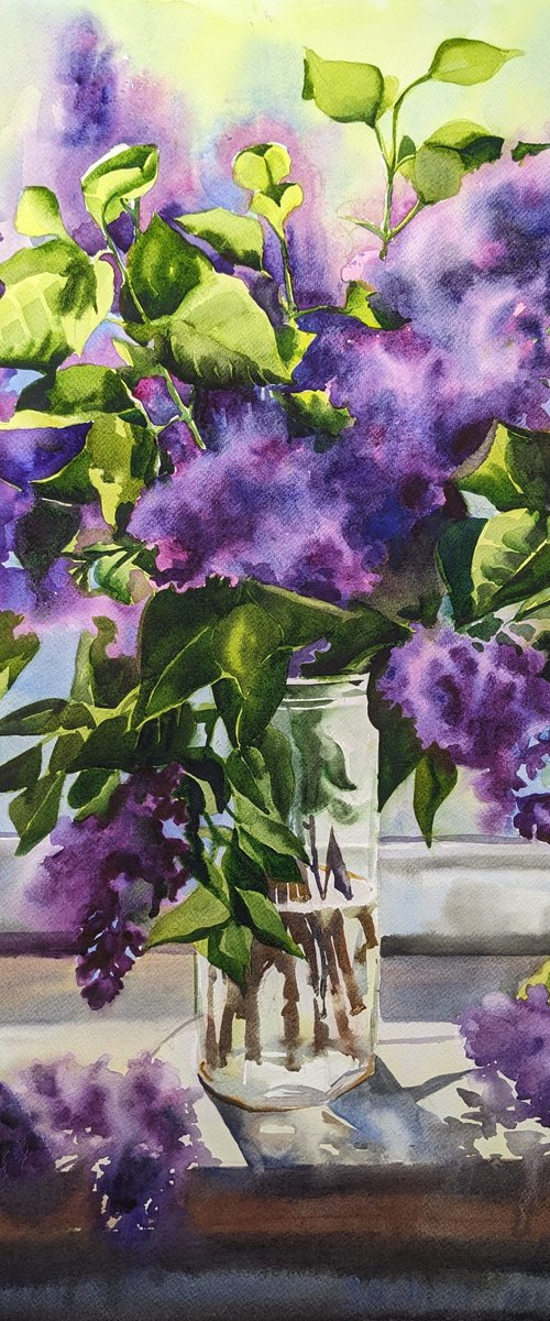 LILAC BOUQUET#4 by Yurii Pashkov