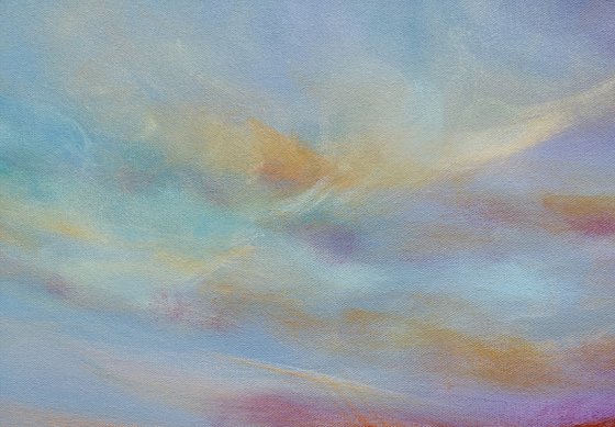 "Life's Blessings" - Cornish Seascape, Art, Skyscape