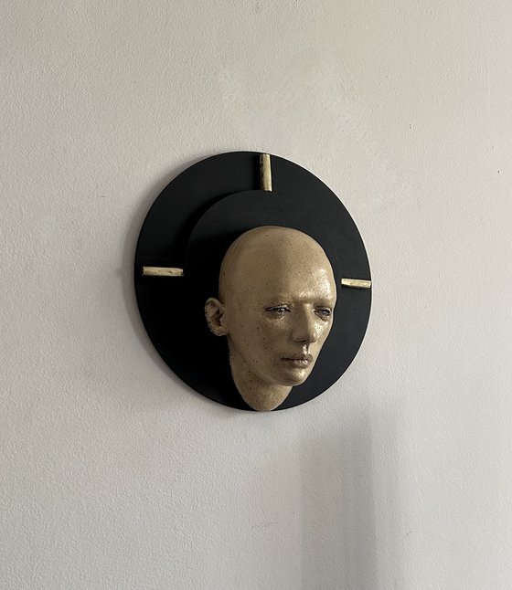 "Secular Halo" - Wall Ceramic Sculpture