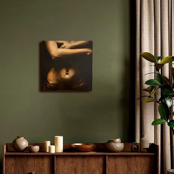 Innocent Lie - Contemporary Sepia Nude