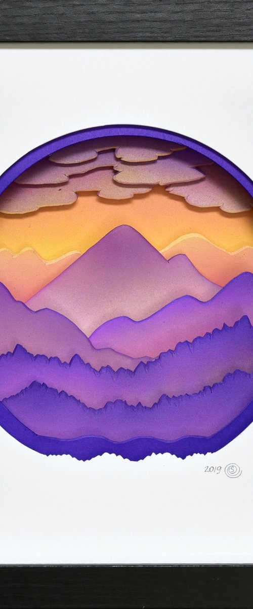 Purple Mountain Majesty by Olga Skorokhod