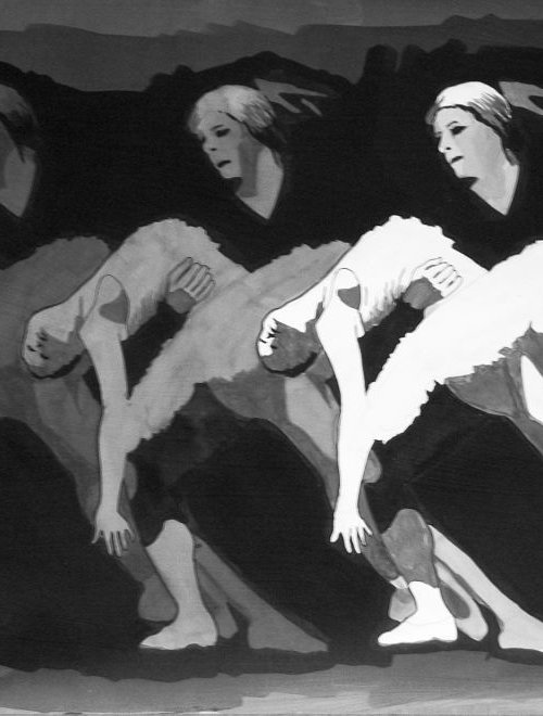 Dying Swan   34" x 18" by Joe McHarg