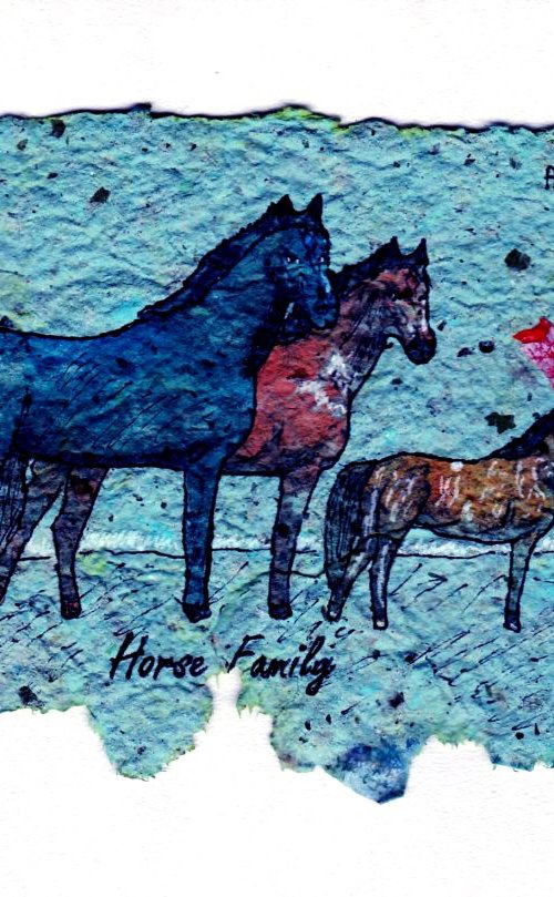 Horse Family. by Pavel Kuragin