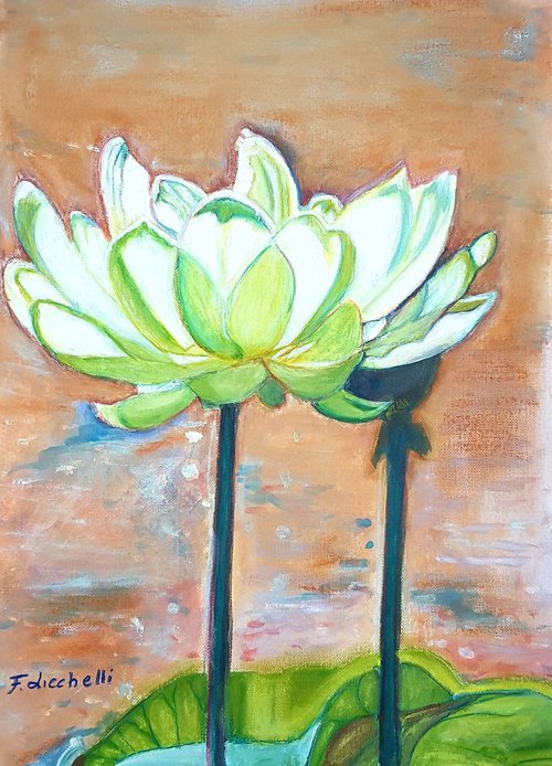 White lotus by Francesca Licchelli