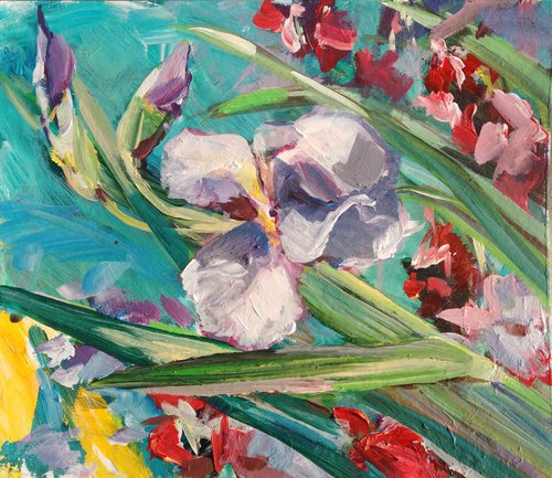 Melody of Irises by Oxana Raduga