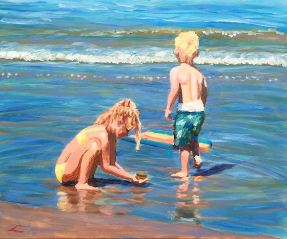 Children at the sea