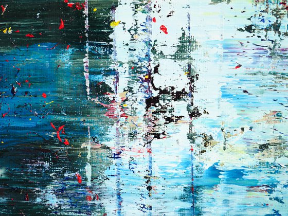 60x50 cm | 23,5x19,5″ Abstract landscape painting Original oil painting Canvas art