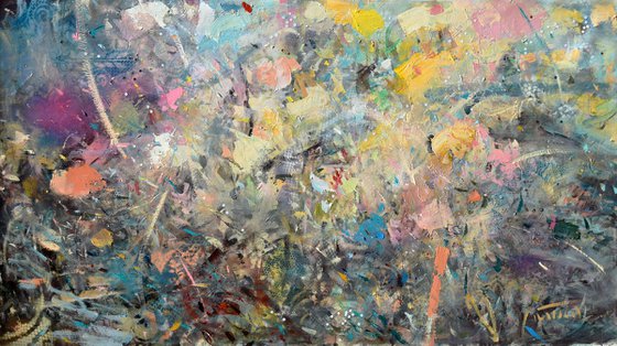 OFFER! Magic garden (II) -  61 x 34.2 in.