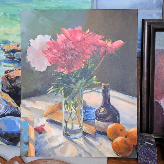 Peonies (16x20")