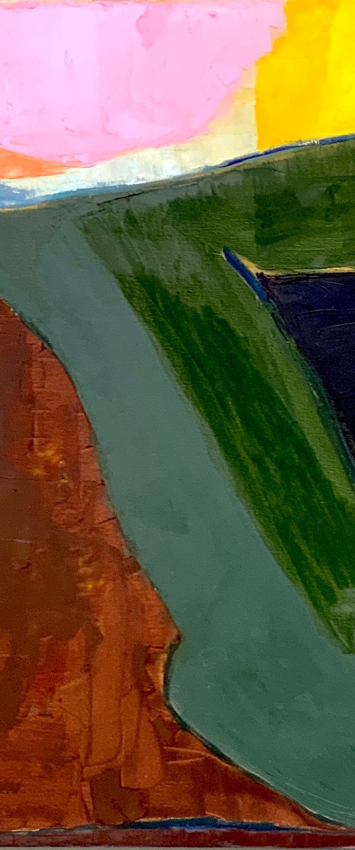 Contemplating the Bluegrass Notion of Living under the Blue Side of the Mountain II by Steven Page Prewitt