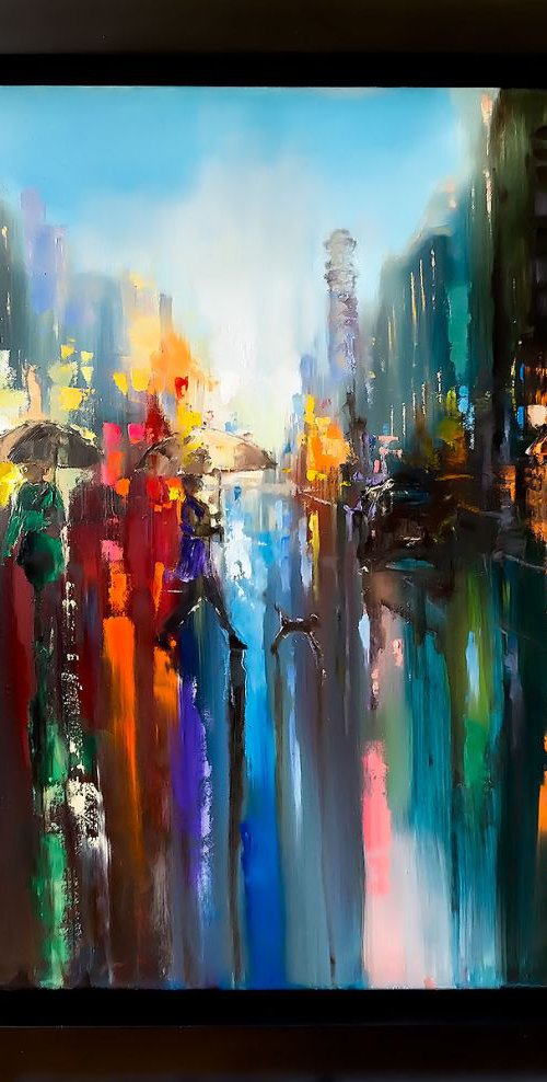 'Stroll Between The Raindrops' by Ewa Czarniecka