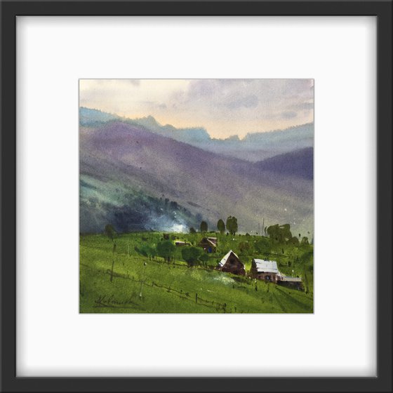 Sketch in the Carpathians