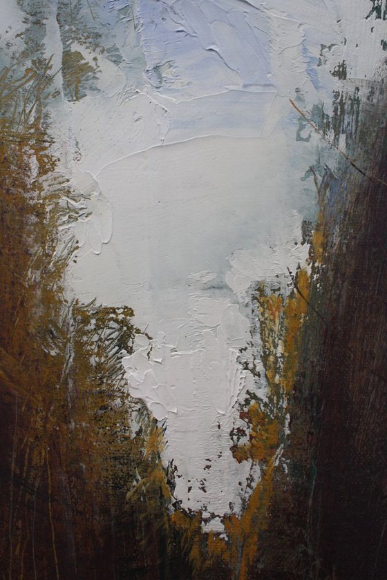 Standing on the edge of Gallows Wood (Large Painting)