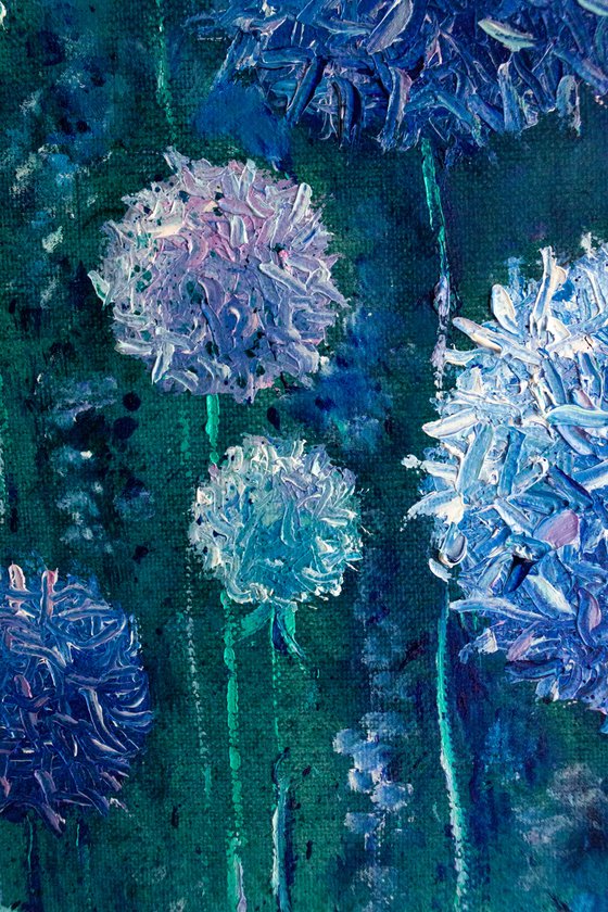 Blue flowers