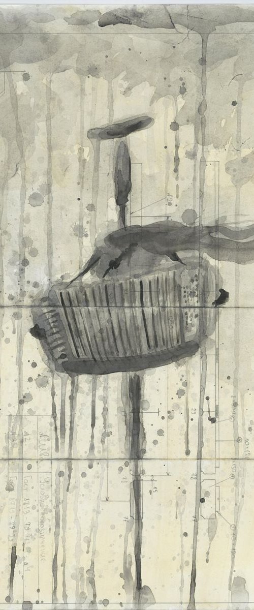ACCORDION. A SERIES OF WORKS "MUSIC OF THE RAIN" by Eugene Gorbachenko