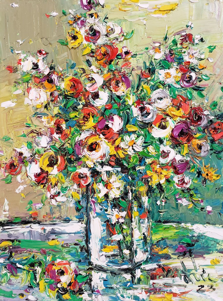 Flowers vase 7 by Duc Tran