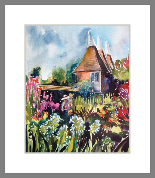 Great Dixter - Oast Houses by Julia  Rigby