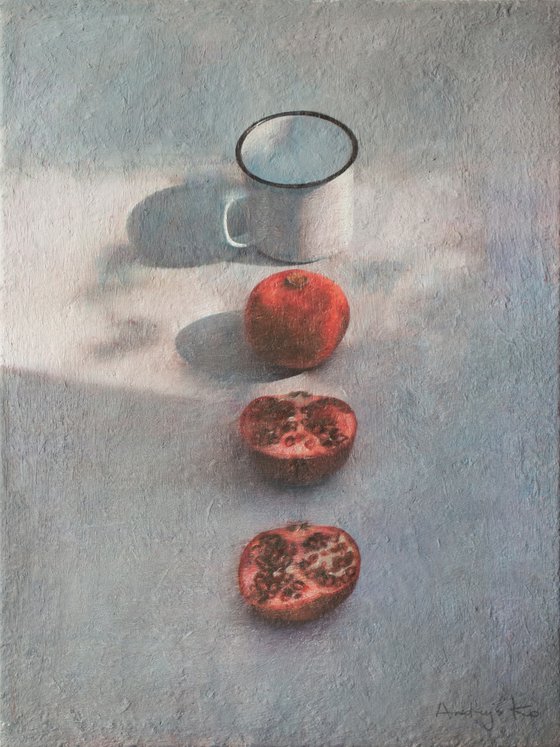 The Metal Mug and Pomegranates