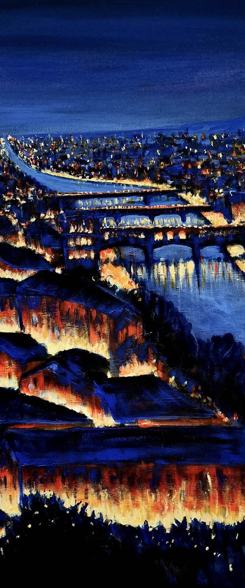 Night over Florence by Danijela Dan