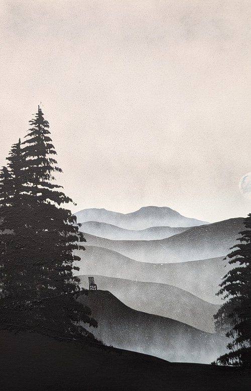 Moon Over the Pines by Robert Owen Bloomfield