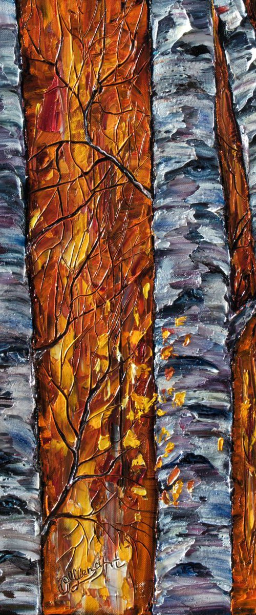 White Trees 2 by Lena Owens at OLena Art