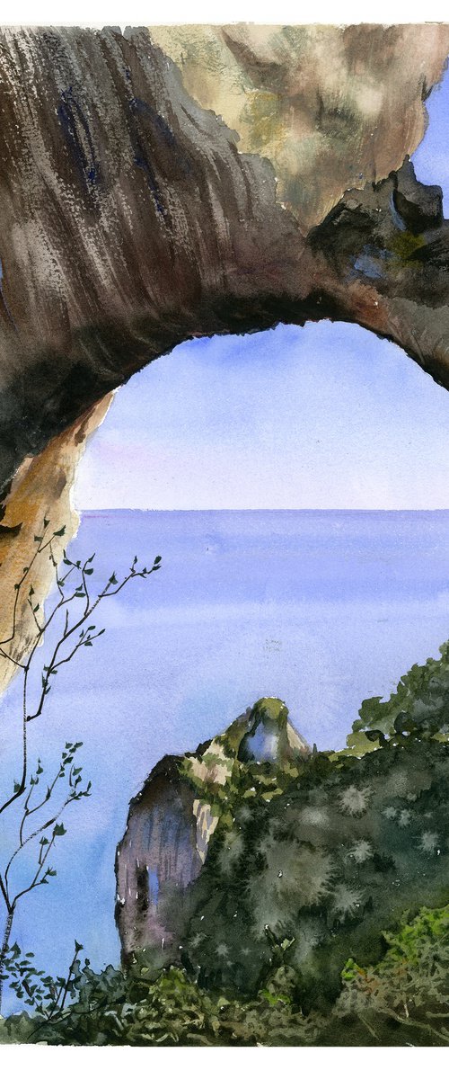 Natural Arch (Capri) by Olga Tchefranov (Shefranov)