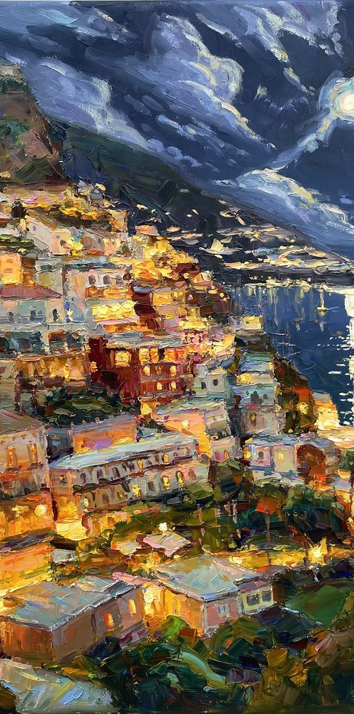 "Night City of Italy" by Evgeny Chernyakovsky