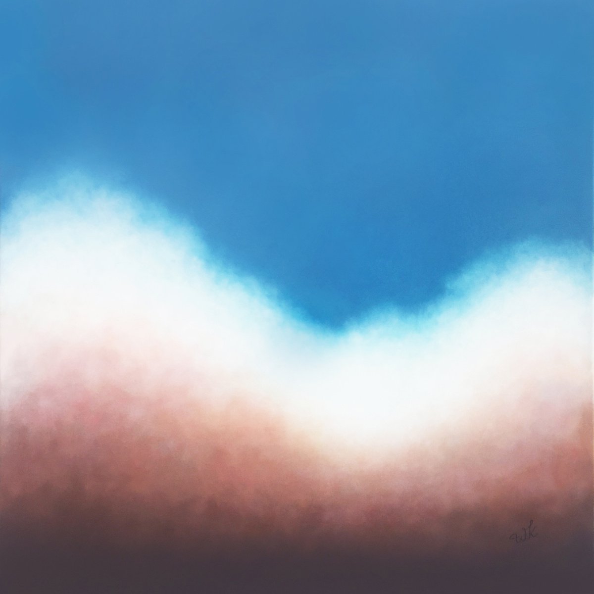 Cloudy Sky By Waldemar Kaliczak, 39 X 39, Artwork For Sale On Artfinder