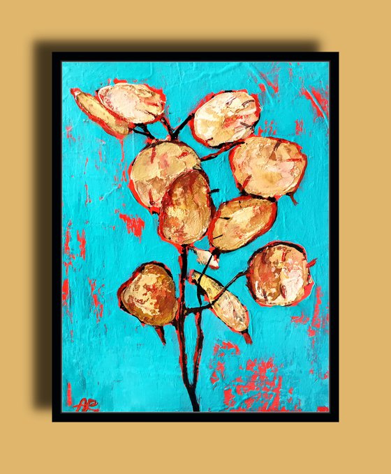 Fragile Beauty Floral Painting.