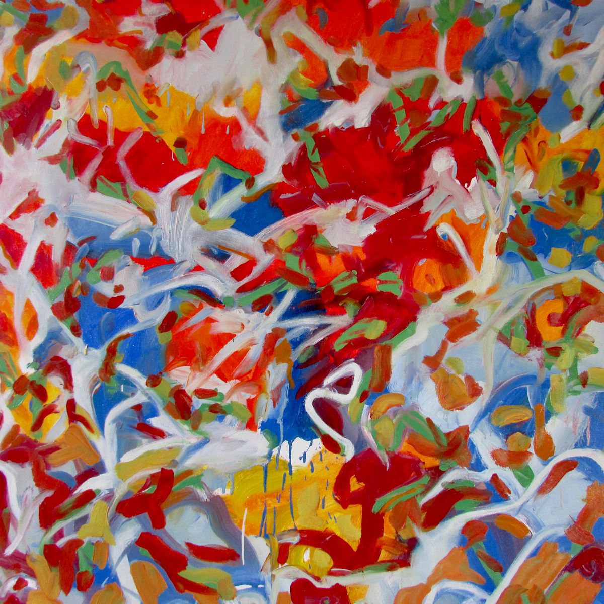 Steven Miller | Original  Oil Painting | U & I | 122 X 122Cm | Artwork For Sale On Artfinder